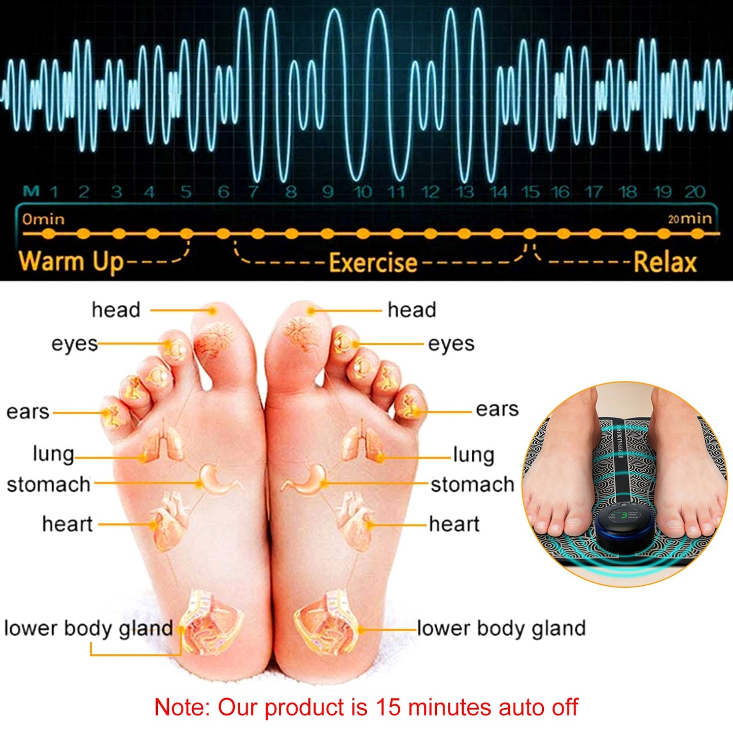 Foot Massage Pad Electric Massager