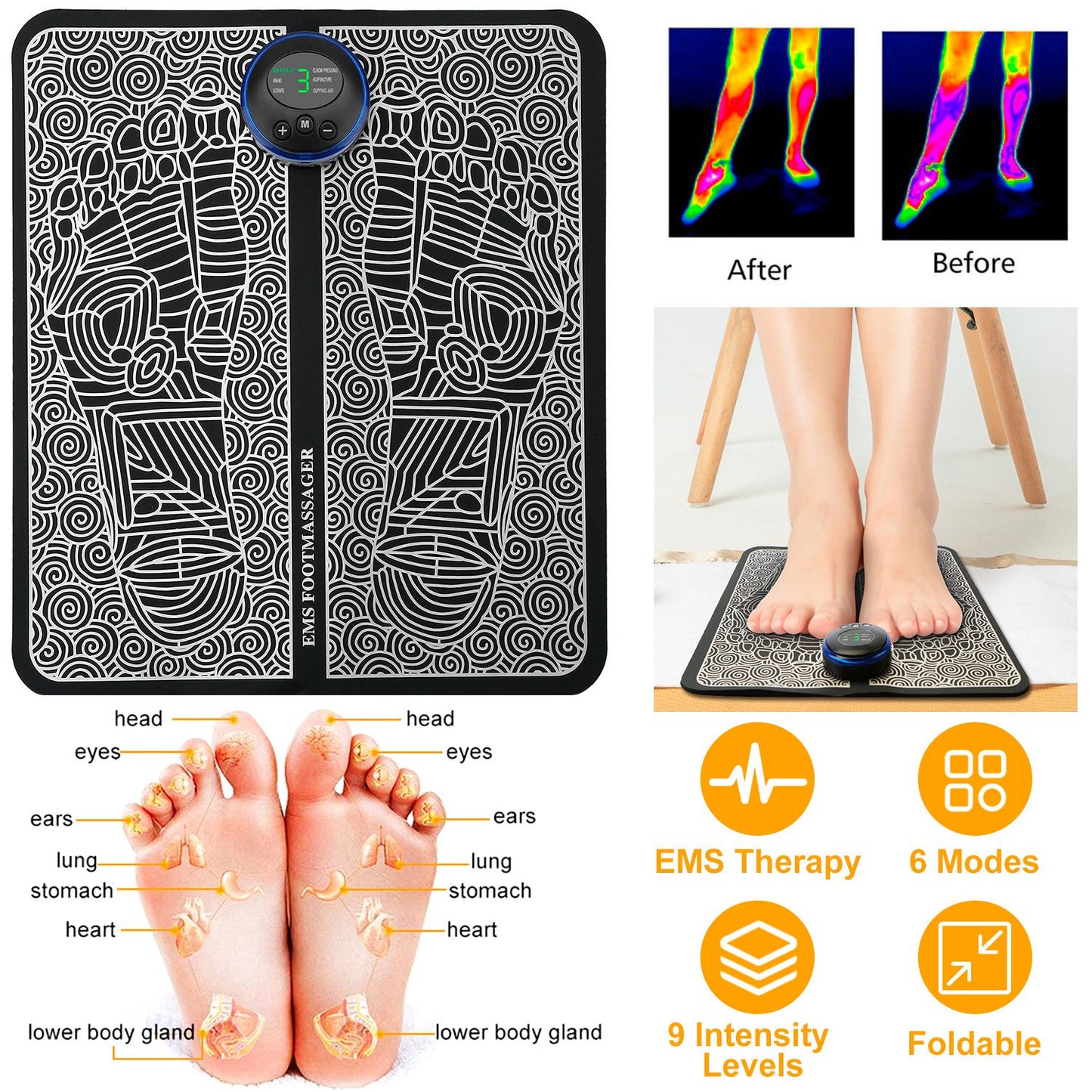 Foot Massage Pad Electric Massager